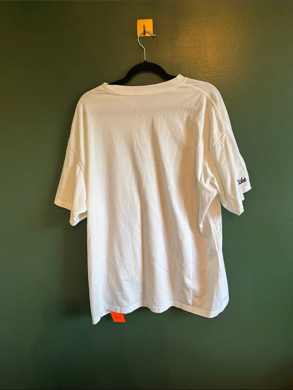 Nike White 'Force' Graphic Short Sleeve Tee - Picture 7 of 11